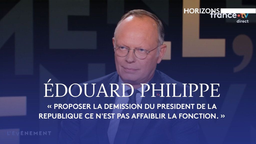 Édouard Philippe était l’invité de Caroline Roux sur France 2